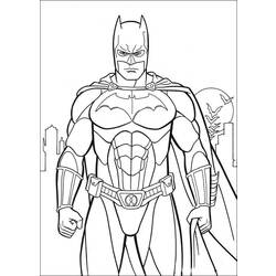 Disegno da colorare: Batman (Supereroe) #76833 - Pagine da Colorare Stampabili Gratuite