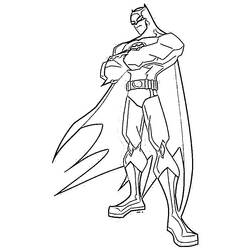 Disegno da colorare: Batman (Supereroe) #76834 - Pagine da Colorare Stampabili Gratuite