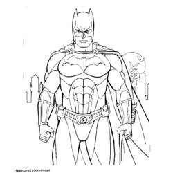 Disegno da colorare: Batman (Supereroe) #76835 - Pagine da Colorare Stampabili Gratuite