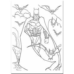 Disegno da colorare: Batman (Supereroe) #76837 - Pagine da Colorare Stampabili Gratuite