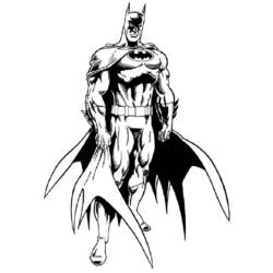 Disegno da colorare: Batman (Supereroe) #76841 - Pagine da Colorare Stampabili Gratuite