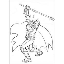 Disegno da colorare: Batman (Supereroe) #76844 - Pagine da Colorare Stampabili Gratuite