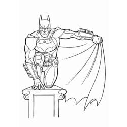 Disegno da colorare: Batman (Supereroe) #76845 - Pagine da Colorare Stampabili Gratuite