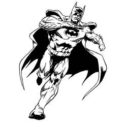 Disegno da colorare: Batman (Supereroe) #76848 - Pagine da Colorare Stampabili Gratuite
