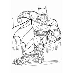 Disegno da colorare: Batman (Supereroe) #76850 - Pagine da Colorare Stampabili Gratuite