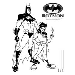 Disegno da colorare: Batman (Supereroe) #76862 - Pagine da Colorare Stampabili Gratuite