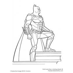 Disegno da colorare: Batman (Supereroe) #76864 - Pagine da Colorare Stampabili Gratuite