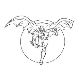 Disegno da colorare: Batman (Supereroe) #76870 - Pagine da Colorare Stampabili Gratuite