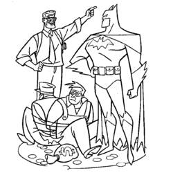 Disegno da colorare: Batman (Supereroe) #76882 - Pagine da Colorare Stampabili Gratuite