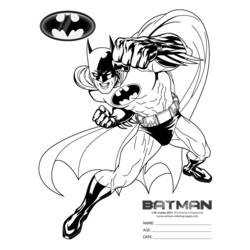 Disegno da colorare: Batman (Supereroe) #76898 - Pagine da Colorare Stampabili Gratuite