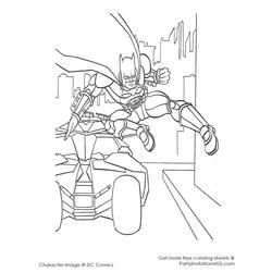 Disegno da colorare: Batman (Supereroe) #76900 - Pagine da Colorare Stampabili Gratuite