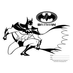 Disegno da colorare: Batman (Supereroe) #76918 - Pagine da Colorare Stampabili Gratuite