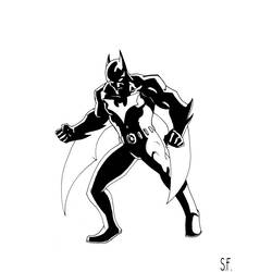 Disegno da colorare: Batman (Supereroe) #76920 - Pagine da Colorare Stampabili Gratuite