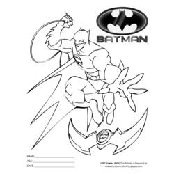Disegno da colorare: Batman (Supereroe) #76928 - Pagine da Colorare Stampabili Gratuite