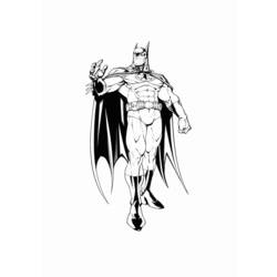 Disegno da colorare: Batman (Supereroe) #76933 - Pagine da Colorare Stampabili Gratuite
