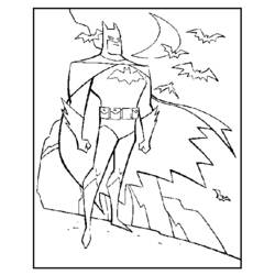Disegno da colorare: Batman (Supereroe) #76961 - Pagine da Colorare Stampabili Gratuite