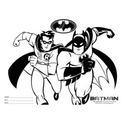 Disegno da colorare: Batman (Supereroe) #76988 - Pagine da Colorare Stampabili Gratuite