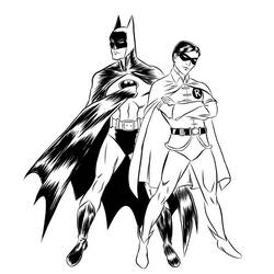 Disegno da colorare: Batman (Supereroe) #76993 - Pagine da Colorare Stampabili Gratuite