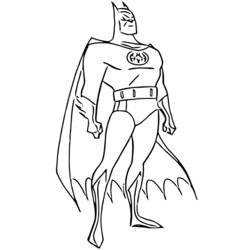 Disegno da colorare: Batman (Supereroe) #77000 - Pagine da Colorare Stampabili Gratuite
