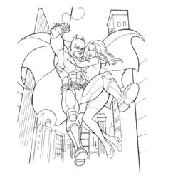 Disegno da colorare: Batman (Supereroe) #77002 - Pagine da Colorare Stampabili Gratuite