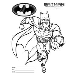 Disegno da colorare: Batman (Supereroe) #77003 - Pagine da Colorare Stampabili Gratuite