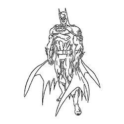 Disegno da colorare: Batman (Supereroe) #77035 - Pagine da Colorare Stampabili Gratuite