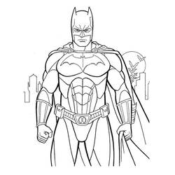 Disegno da colorare: Batman (Supereroe) #77061 - Pagine da Colorare Stampabili Gratuite