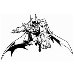 Disegno da colorare: Batman (Supereroe) #77088 - Pagine da Colorare Stampabili Gratuite