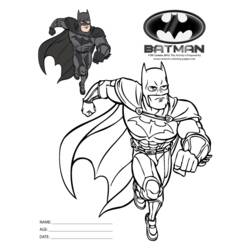 Disegno da colorare: Batman (Supereroe) #77094 - Pagine da Colorare Stampabili Gratuite