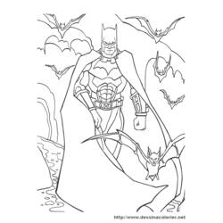 Disegno da colorare: Batman (Supereroe) #77147 - Pagine da Colorare Stampabili Gratuite