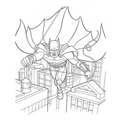 Disegno da colorare: Batman (Supereroe) #77170 - Pagine da Colorare Stampabili Gratuite