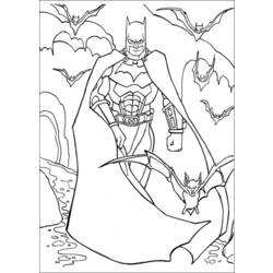 Disegno da colorare: Batman (Supereroe) #77174 - Pagine da Colorare Stampabili Gratuite