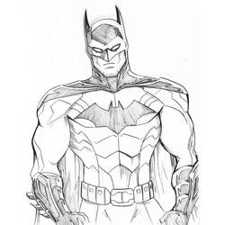 Disegno da colorare: Batman (Supereroe) #77183 - Pagine da Colorare Stampabili Gratuite