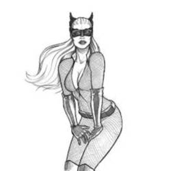 Disegno da colorare: catwoman (Supereroe) #78066 - Pagine da Colorare Stampabili Gratuite