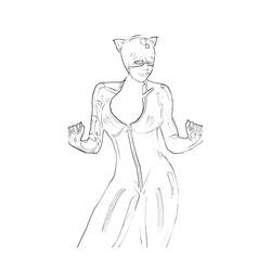 Disegno da colorare: catwoman (Supereroe) #78087 - Pagine da Colorare Stampabili Gratuite
