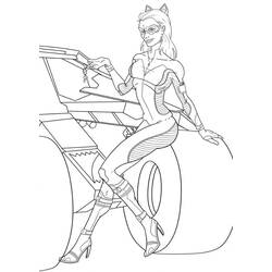 Disegno da colorare: catwoman (Supereroe) #78116 - Pagine da Colorare Stampabili Gratuite