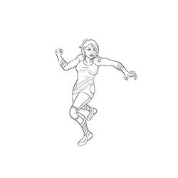 Disegno da colorare: donna invisibile (Supereroe) #83228 - Pagine da Colorare Stampabili Gratuite