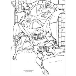 Disegno da colorare: Fantastici Quattro (Supereroe) #76446 - Pagine da Colorare Stampabili Gratuite