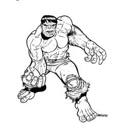 Disegno da colorare: Hulk (Supereroe) #79007 - Pagine da Colorare Stampabili Gratuite