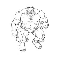 Disegno da colorare: Hulk (Supereroe) #79008 - Pagine da Colorare Stampabili Gratuite