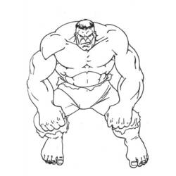Disegno da colorare: Hulk (Supereroe) #79010 - Pagine da Colorare Stampabili Gratuite