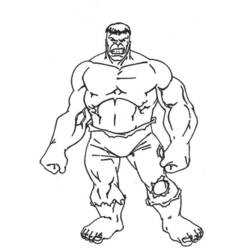 Disegno da colorare: Hulk (Supereroe) #79014 - Pagine da Colorare Stampabili Gratuite