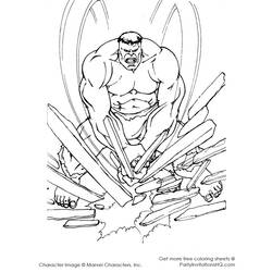 Disegno da colorare: Hulk (Supereroe) #79021 - Pagine da Colorare Stampabili Gratuite