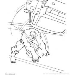 Disegno da colorare: Hulk (Supereroe) #79027 - Pagine da Colorare Stampabili Gratuite