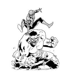 Disegno da colorare: Hulk (Supereroe) #79032 - Pagine da Colorare Stampabili Gratuite