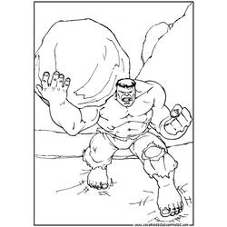 Disegno da colorare: Hulk (Supereroe) #79033 - Pagine da Colorare Stampabili Gratuite