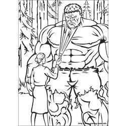 Disegno da colorare: Hulk (Supereroe) #79044 - Pagine da Colorare Stampabili Gratuite