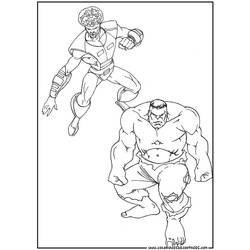 Disegno da colorare: Hulk (Supereroe) #79053 - Pagine da Colorare Stampabili Gratuite