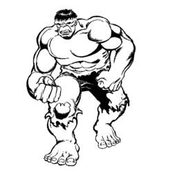 Disegno da colorare: Hulk (Supereroe) #79067 - Pagine da Colorare Stampabili Gratuite