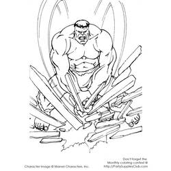 Disegno da colorare: Hulk (Supereroe) #79068 - Pagine da Colorare Stampabili Gratuite